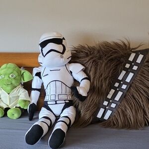 Star Wars White and Black Stormtrooper Plush